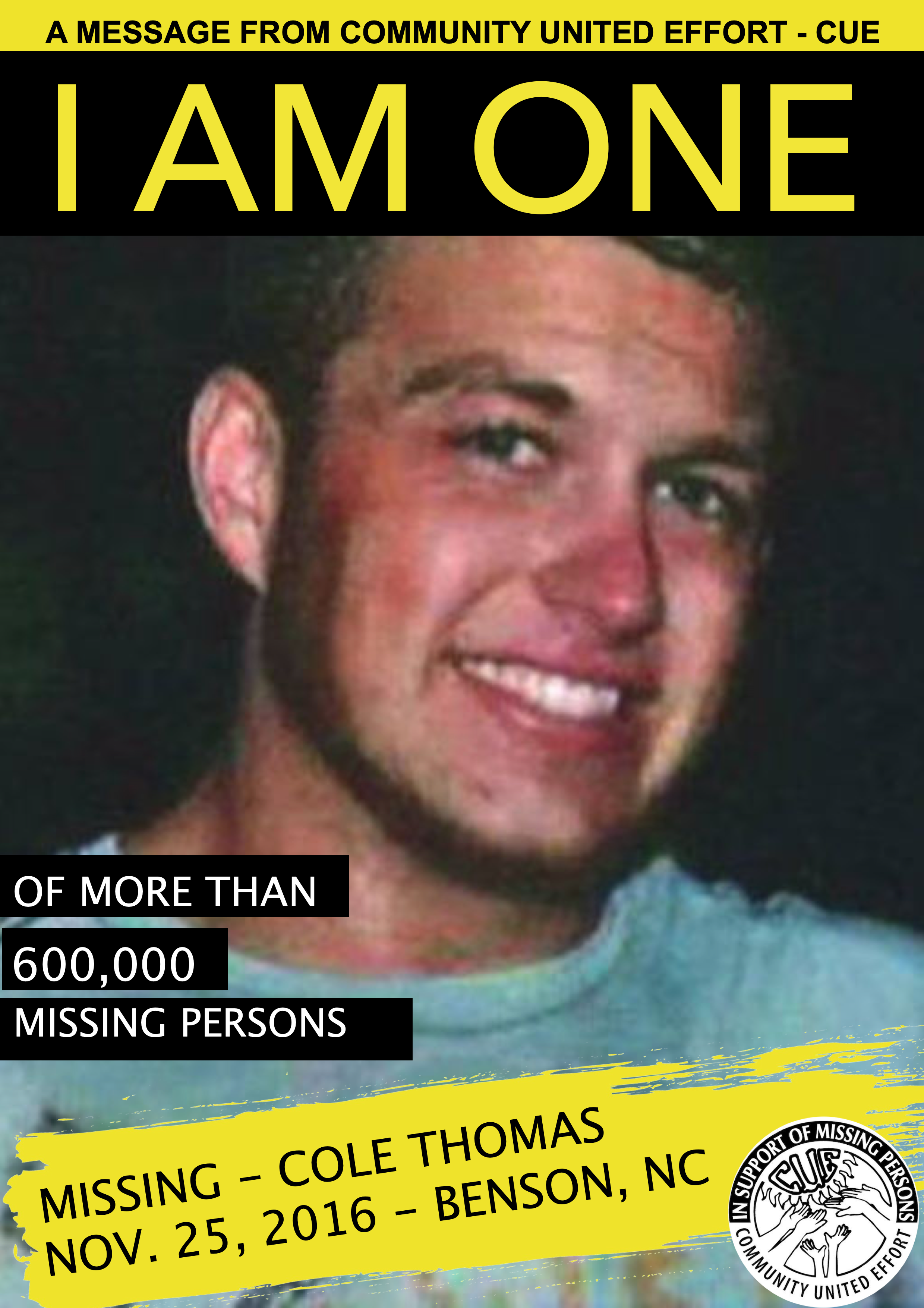 COLE THOMAS I AM ONE POSTER