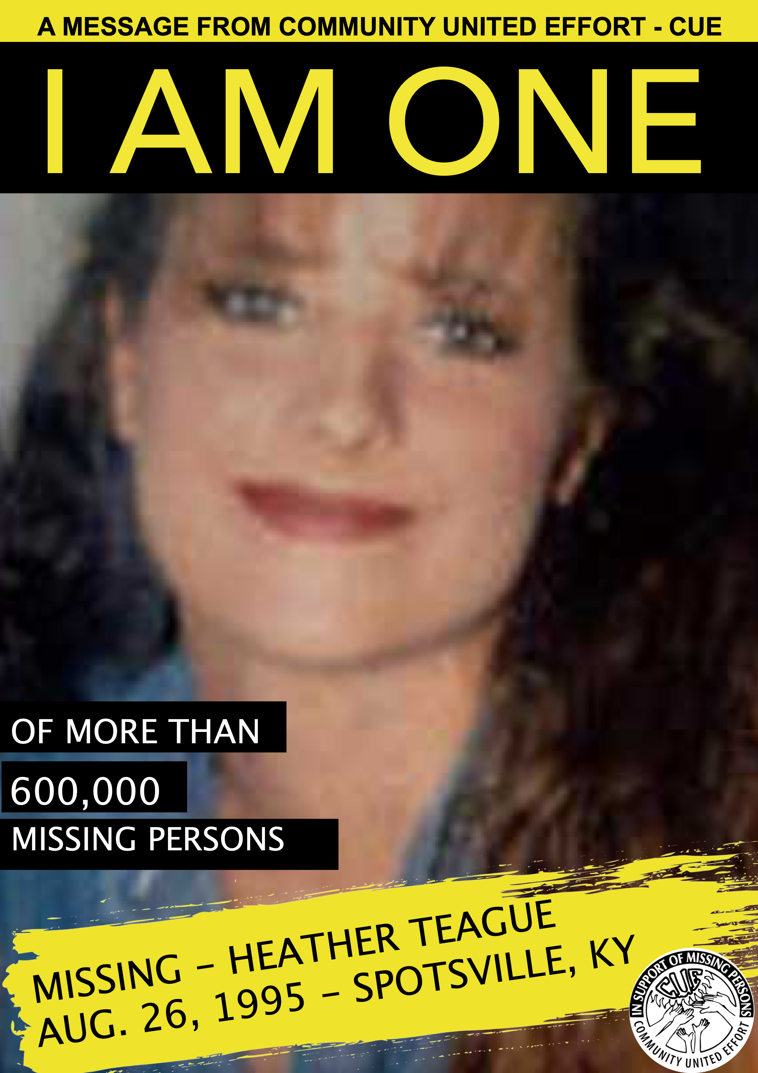 Heather Teague I AM ONE poster